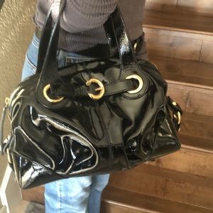 Francesco Biasia Patent Leather Handbag